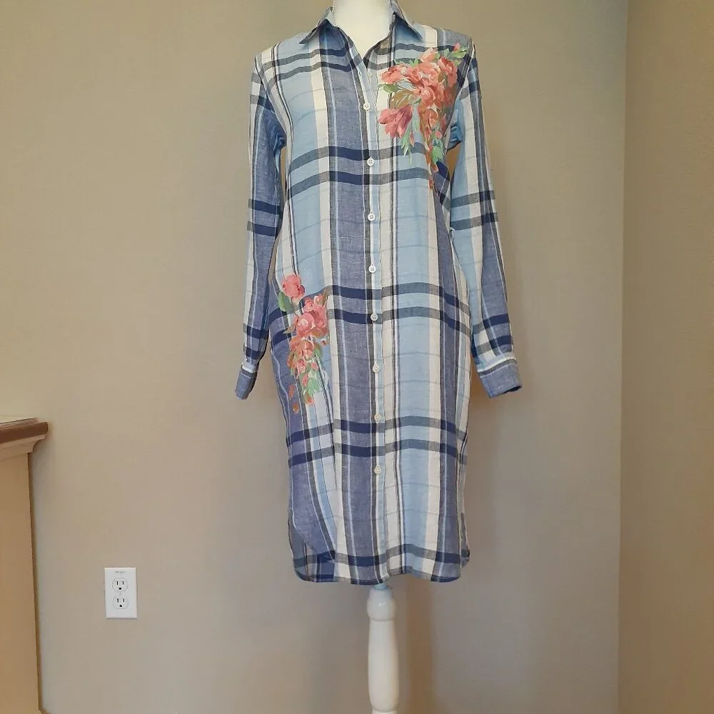 Lauren Ralph Lauren Linen Shirt Dress NWT